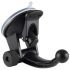 Arkon GN014 Windscreen Travelmount Mount - 17mm Ball Head - To Suit Garmin GPS Devices - Black