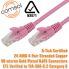 Comsol CAT 6 Network Patch Cable - RJ45-RJ45 - 0.5m, Pink