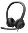 Logitech H390 USB Headset - Black High Quality, Loud & Clear, Noise-Canceling Microphone, Rotating Microphone, In-Line Audio Controls, Pure Digital USB, Comfortable Design, Comfort Wearing