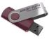 Team 64GB Colour Turn Flash Drive - Read 30MB/s, Write 15MB/s, USB2.0 - Brown/Silver