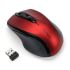 Kensington Pro Fit Mid-Size Wireless Mouse - Red High Performance, 2.4 GHz Wireless Nano Receiver, High-Definition Optical Sensor (1750 DPI) For Responsive Control, Right-Handed Design