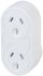 Generic MS4015 Mains Surge Protector Double Outlet
