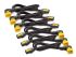 APC AP8704R-WW Power Cord Kit (6 Ea), Locking, C13 to C14 (90 Degree) - 1.2M