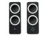 Logitech Z200 Multimedia Speakers - Midnight Black Rich Stereo Sound with Deep Bass, 10W Of Peak Power, Bass Adjustment, Front Panel Has Integrated Volume And Power Controls, Fingertip Control