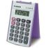 Canon Calculator LC-210L (LC-210L)Memory/percentage, LR-1130 battery (5000h), 8-digit, Purple, Extra-large LCD, 360° folding hard cover, Auto power saving, Auto constant