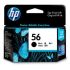 HP C6656AA #56 Ink Cartridge - Black - For HP Photosmart 7760/PSC1315 AIO/PSC1350 AIO/PSC2310 AIO Printers