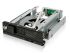 Icydock MB171SP-B TurboSwap Tray-Less 3.5" SATA Hard Drive Mobile Rack - 5.25" Half Height Device Bay, 7-Pin SATA, 80mm Fan - Black