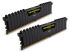 Corsair 16GB (2 x 8GB) PC4-19200 2400MHz DDR4 RAM - 14-16-16-31 - Vengeance LPX Black Series