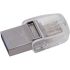 Kingston 32GB DataTraveler MicroDuo 3C Flash Drive - USB Type-A/USB Type-C 100MB/s Read, 10MB/s Write