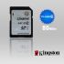 Kingston 64GB SD SDHC UHS-I Card - Class 10, Up to 80MB/s