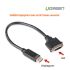 U Green DisplayPort Male To DVI Female Converter - Black