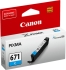 Canon CLI-671C Ink Cartridge - Cyan for MG7760 & MG5760 Printers