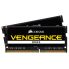 Corsair 16GB Kit (2 x 8GB) PC4-19200 (2400MHz) DDR4 SODIMM Memory Kit - 16-16-16-39 - Vengeance 2400MHz, 16GB 2x 8 GB 260-Pin SODIMM, Unbuffered,16-16-16-39, Black PCB, 1.2V