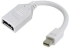 Comsol Mini DisplayPort Male to DisplayPort Female Adapter - 20cm