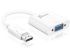 J5create JDA114 Display Port to VGA Adapter - DisplayPort Male to VGA 15-Pin Female Supports Resolutions up to 1920x1200 (1080p@60Hz)