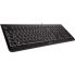 Cherry KC-1000 Quiet All-Round PC Keyboard Black  Flat, Corded, Whisper keystroke keys, USB Interface 