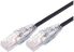 Comsol 1m 10GbE Ultra Thin Cat6A UTP Snagless Patch Cable LSZH (Low Smoke Zero Halogen) - Black