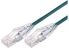 Comsol 1m 10GbE Ultra Thin Cat6A UTP Snagless Patch Cable LSZH (Low Smoke Zero Halogen) - Green
