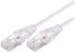 Comsol 2m 10GbE Ultra Thin Cat6A UTP Snagless Patch Cable LSZH (Low Smoke Zero Halogen) - White