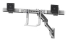 Ergotron HX Wall Dual Monitor Arm Two-Monitor Mount - Polished Aluminum For Monitors up to 32"(4.5-15.9Kg)