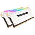 Corsair 16GB (2 x 8GB) PC4-25600 3200MHz DDR4 DRAM Memory Kit - C16 - Vengeance RGB Pro, White 3200MHz, 288-Pin DIMM, 16-18-18-36, Dynamic Multi-Zone Lighting, XMP2.0, 1.35V