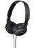 Sony MDRZX110B Stereo Headphones - Black  High Quality Sound, Slim, Swivel Style, Neodymium Dynamic, Comfort Wearing