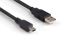 Generic Mini USB2.0 Cable - USB A Male to USB Mini Male, Black - 3M