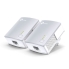 TP-Link TL-PA4010KIT AV600 Powerline Starter Kit  1x 10/100 Mbps Ethernet Port, HomePlug AV, Pair Button, Plug and Play