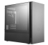 CoolerMaster Silencio S400 w. Steel Side Panel Case - NO PSU, Black  USB3.2(2), Expansion Slots(4), Drive Bays 5.25"(1), 3.5" HDD(4), 2.5" SSD(4), 120mm Fan, m-ITX, m-ATX