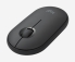 Logitech Pebble M350 Mouse - Graphite  High Performance, Wireless, Slim, Organic Shape, 1000DPI, Mechanical Scroll Wheel, Optical Sensor, Receiver