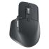 Logitech MX Master 3 Wireless Mouse - Graphite  7 Buttons, Scroll Wheel, Thumbwheel, Gesture Button, 2.4GHz Wireless Technology, Rechargeable, USB Receiver