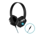 Gumdrop DropTech B1 Headphones - Black (Bulk Packaging) Twistable, Durable Earpads, 3mm Braided, 4-foot drop tested, Plug and Play