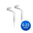 Ubiquiti UniFi Patch Cable with Both End Bendable RJ45 - 22cm, White