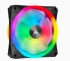 Corsair iCUE QL120 RGB PWM Single Fan - 120mm x 25mm, Hydraulic Bearing, 1500~10% RPM, 41.8CFM, 26dBA - RGB