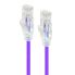 Alogic 0.30m Purple Ultra Slim Cat6 Network Cable UTP 28AWG - Series Alpha