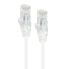 Alogic 0.30m White Ultra Slim Cat6 Network Cable UTP 28AWG - Series Alpha