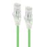 Alogic 1m Green Ultra Slim Cat6 Network Cable UTP 28AWG - Series Alpha