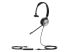 Yealink UH36-M Mono USB Wired Headset - Black/Silver  Simple & Flexible, Noise-cancelling, All-day-ease, Plug & Play, HD Voice/Wideband Speaker