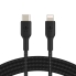 Belkin BoostCharge Braided USB-C to Lightning Cable - 2m, Black