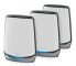 Netgear AX6000 WiFi Mesh System (RBK853) Orbi Tri-Band WiFi 6 Mesh System, 6Gbps, Router + 2 Satellites - 3-pack