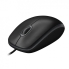 Logitech B100 Optical USB Mouse - Black  Corded, 800 DPI, Optical, USB