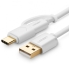UGreen USB 2.0 Type A Male to Type-C Male + Micro USB cable - 1m, White
