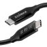 Edimax 40Gbps USB4 Thunderbolt 3 Cable (USB-C to USB-C) - 1M Up To 40Gbps Between Thunderbolt 3 USB-C Devices, Tangle Free, Fast Charging