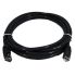 8WARE CAT6A UTP Ethernet Cable Snagless - 25cm, Black