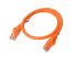 8WARE CAT6A UTP Ethernet Cable Snagless - 50cm, Orange