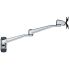 Startech Wall Mount for Monitor - Black - Yes - 2 Display(s) Supported - 61 cm (24") Screen Support - 9.98 kg Load Capacity - 75 x 75, 100 x 100 VESA Standard