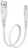 Klik 25cm Apple Lightning to USB Sync/Charge MFi Cable - White