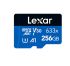 Lexar Media 256GB High-Performance 633x microSDHC/microSDXC UHS-I Cards BLUE Series  up to 100MB/s read, up to 45MB/s write