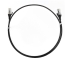 8WARE CAT6 Ultra Thin Slim Cable 15m - Black Color Premium RJ45 Ethernet Network LAN UTP Patch Cord 26AWG for Data