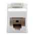 Serveredge Universal Cat6, UTP, RJ45 Modular Keystone Jack - White - Pack of 10